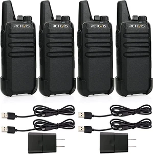 RT22 Two Way Radio Long Range Rechargeable,Portable 2 Way Radio,Upgrade Type C H - Picture 1 of 12