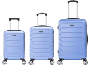 Pack 3 Maletas de Viaje Elegantes: Carcasa Ligera de ABS cerradura numerica 24h - Imagen 1 de 2