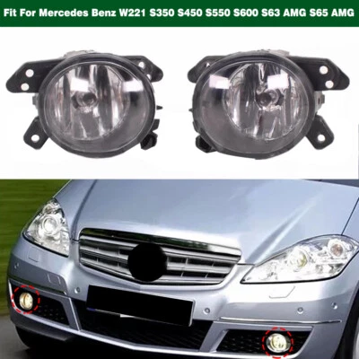 2x Faro antiniebla L+R para Mercedes Benz W221 S350 S450 S550 S600 S63 AMG S65 AMG Foto 1 de 4