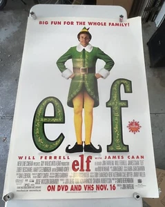Elf (2003) Original DVD Release Movie Poster 40”x27” KB Toys Promotional - Picture 1 of 3