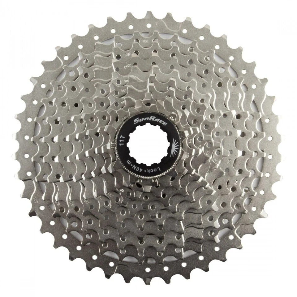 Gobike88 SUNRACE Csms3 10 Speed Cassette 11-42t Silver AAG