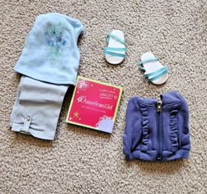 Conjunto con capucha con volantes para muñeca American Girl + encanto - Nuevo - Imagen 1 de 3