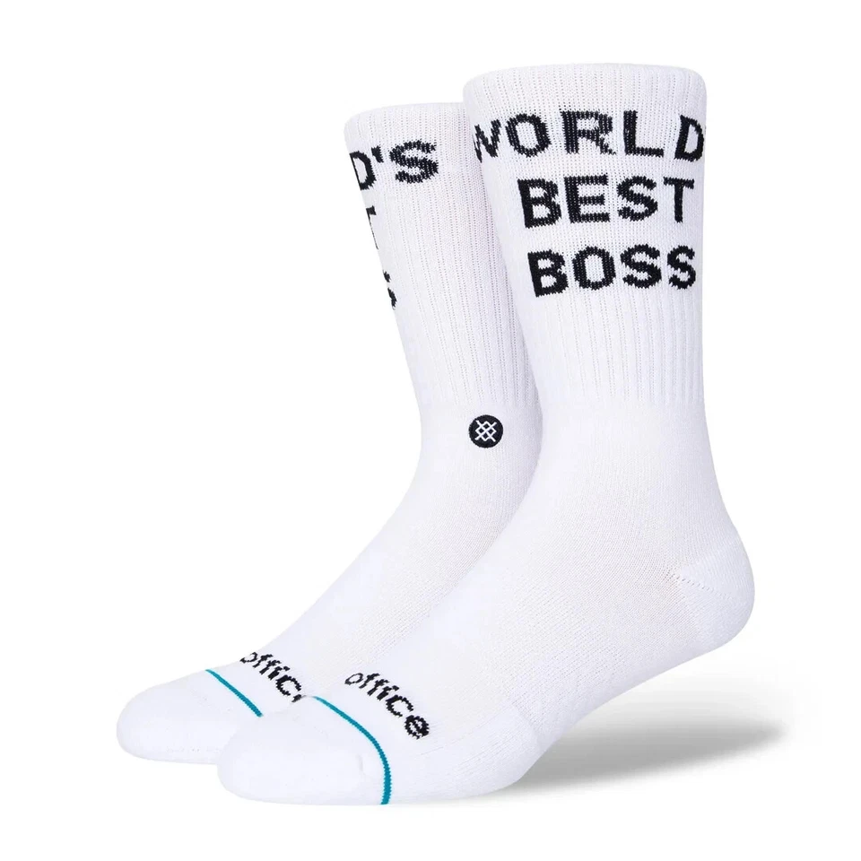 Stance The Office Worlds Best Boss Crew Socks