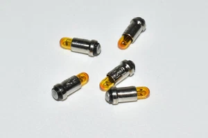 Fleischmann 5 Stück MS 2,8 orange 19V Ersatz- Mini- Glühbirne Birne, NEU - Bild 1 von 2