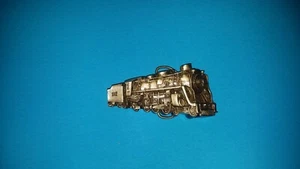 BRASS LOCOMOTIVE BELT BUCKLE , LOCO # 1002 1978 Bergamont Brass Works - Picture 1 of 2