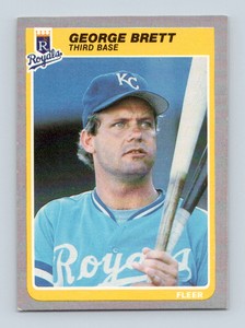 1985 Fleer #199 George Brett Kansas City Royals