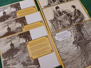 7 Siegel & Stempel Grußkarte - 'Viktorianisch' - Große Literatur Balz / Reim - Seefahrer - Bild 1 von 12