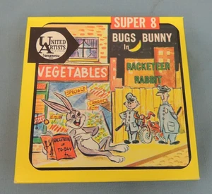 BUGS BUNNY IN RACKETEER RABBIT, SUPER 8, 2232, UNITED ARTISTS - Picture 1 of 4
