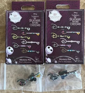 Disney Tim Burton's Nightmare Before Christmas Mystery Key Pins: JACK & SALLY - Picture 1 of 7