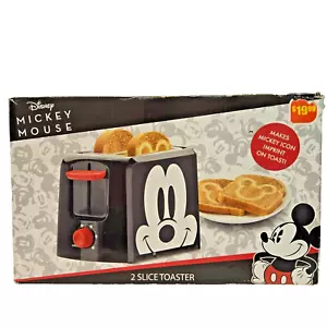 Disney Mickey Mouse 2 Rebanadas Tostadora Personaje Impresión en Tostada, NUEVO Caja Abierta - Imagen 1 de 8