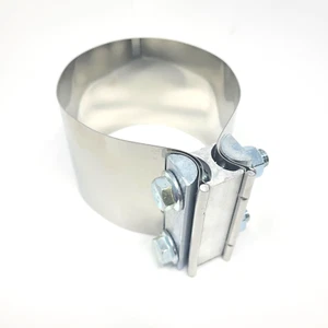Exhaust Clamp Sleeve Coupler 3" Butt Joint Band Stainless Steel T-304 Quality - Picture 1 of 6