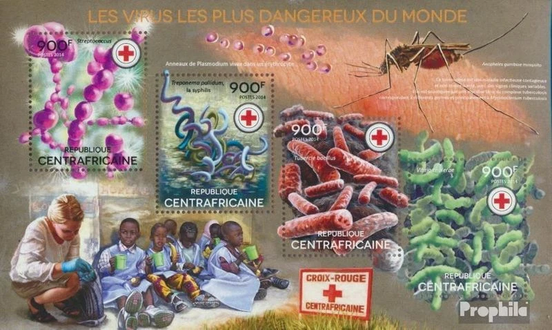 Folheto República Centro-Africana 5175-5178 (completo. problema) desmontado perfeito/n - Imagem 1 de 1