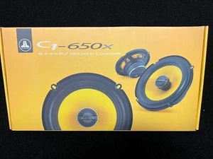 JL AUDIO C1-650x 6.5" Coaxial Car Speakers Aluminum Dome tweeters NEW C1650x - Picture 1 of 7