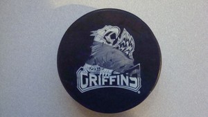 Grand Rapids Griffins AHL InGlasCo - Made In Slovakia - Official Warm-Up Puck 