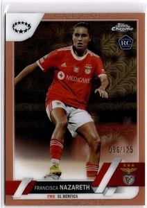 Francisca Nazareth 2022-23 Topps Chrome Women's Rose Gold Refractor #54 #096/125 - Picture 1 of 2