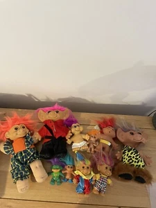 Various Retro/vintage Trolls Bundle Acceptable Condition Various Makers - Bild 1 von 11