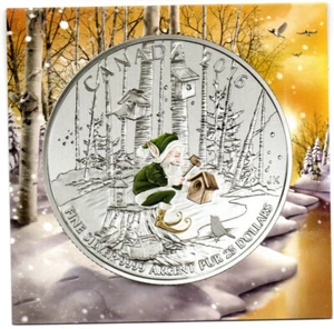 2016 Canada Woodland Elf Colored .9999 Fine Silver 25 Dollar Commemorative Coin - Picture 1 of 5