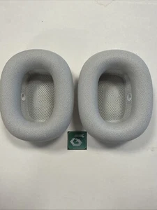 Almohadillas de repuesto para Apple AirPod Max genuinas OEM plateadas izquierda y derecha usadas - Imagen 1 de 6