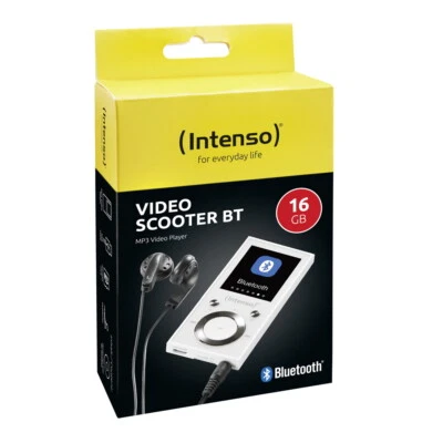 Intenso MP3 Player Video Scooter Bluetooth 16GB 1,8 Zoll Display weiß - Bild 1 von 4