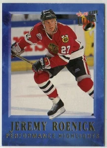 1992-93 Fleer Ultra Performance Highlights #12 Jeremy Roenick Chicago Blackhawks - Picture 1 of 2