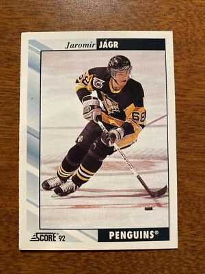 Jaromir Jagr 1992 Score  #113 Pittsburgh Penguins - Image 1 of 2