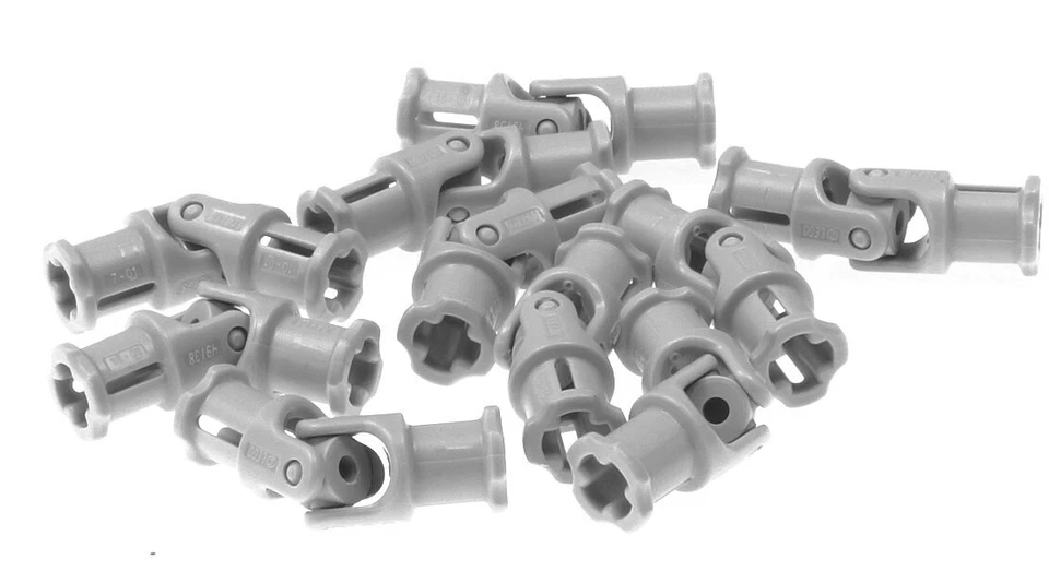 LEGO Technik - 10 Kardan Gelenke kurz hellgrau / Kardangelenke  62520c01 NEUWARE - Bild 1 von 1