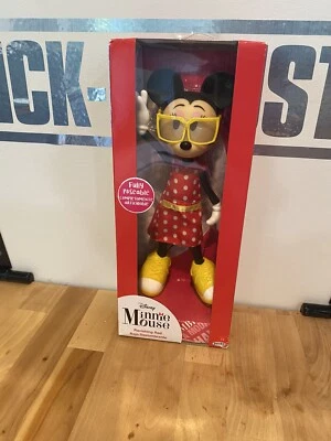 Muñeca Disney Minnie Mouse Posable Ravishing Red 9" 2018 Jakks Pacific NUEVA Foto 1 de 4