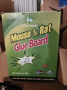 Kensizer 12-Pack Mouse Rat Glue Trap, Super Sticky Adhesive Glue Board Traps for - Picture 1 of 3