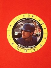 1990 Cadaco Baseball Disc No# Darrin Fletcher San Diego Padres 