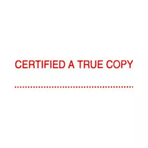 X-Stamper Pre-inked Re-inkable Self Inking Message Stamp CERTIFIED A TRUE COPY - Picture 1 of 3
