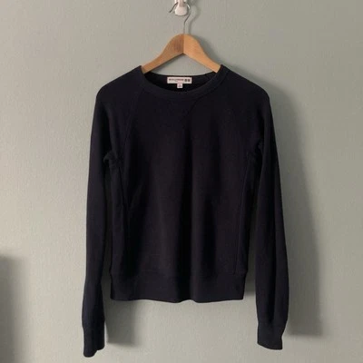 Sudadera Pullover UNIQLO Ines Fressange IDLF Terry Francés Azul Marino Talla S Foto 1 de 3