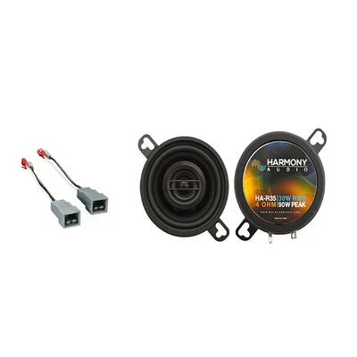 Fits Ford Aerostar 1985 Front Dash Replacement Speaker Harmony HA-R35 Speakers - Image 1 of 3