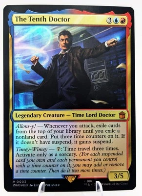 The Tenth Doctor (David Tennant) | FOIL | MTG WHO | Izzet EDH Commander |NEW NM+ - Image 1 of 4