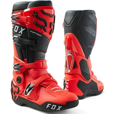 Fox Racing - Botas Instinct Flo Rojo Talla 11 Foto 1 de 4