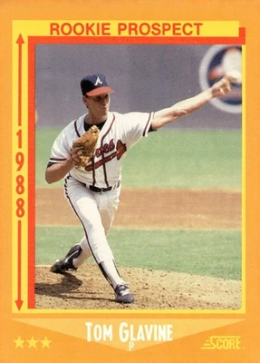 Score Rookie Prospect #638 1988 Tom Glavine radiocontrol Foto 1 de 2