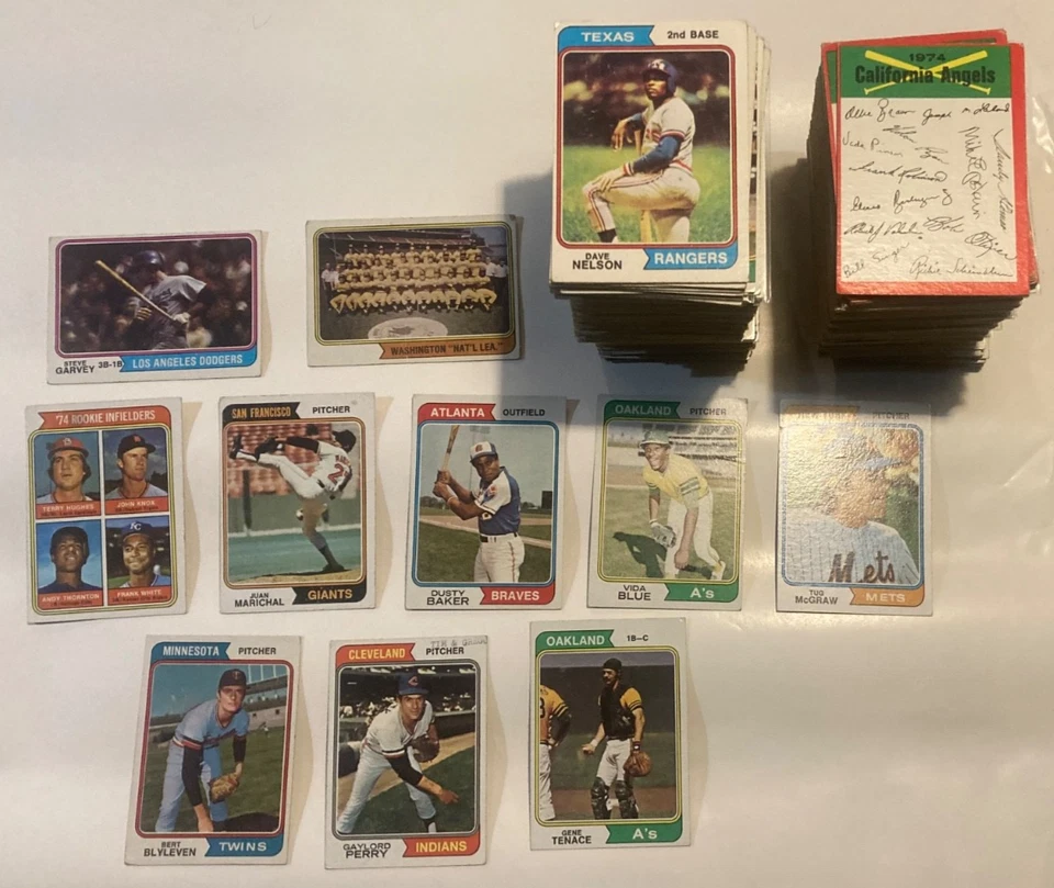 Lote de 525 tarjetas de béisbol Topps 1974 con muchas estrellas Foto 1 de 1