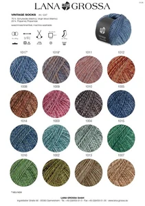 Lana Grossa Vintage Socks, Mengenrabatt  3 - 11 % - Bild 1 von 21
