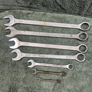 Vintage Plomb Plvmb Proto Transition 12-Pt Combination Wrench 7pc Set USA Rare! - Picture 1 of 24