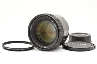 [Almost Unused] Nikon AF Nikkor 85mm f/1.8 D Portrait Prime Lens w/Caps JAPAN - Image 1 of 4