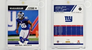 NEUWERTIG #2/6 SSP END ZONE PARALLEL TRIKOT #ED 2012 Score Antrel Rolle #32 NY GIANTS - Bild 1 von 3