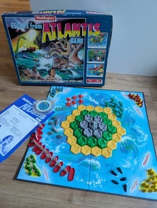 Escape From Atlantis Waddingtons 1986 Vintage Board Game Near Complete in Box - Picture 1 of 20