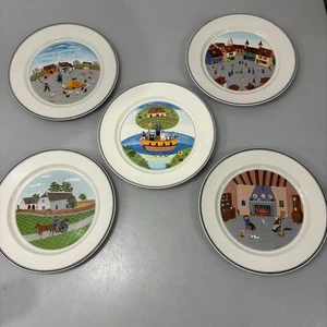 Villeroy & Boch Naif Dinner Plate 10.25" Laplau Folk Art Luxembourg - Picture 1 of 23