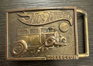 Vintage 1978 Hot Wheels Collector Belt Buckle - Picture 1 of 2
