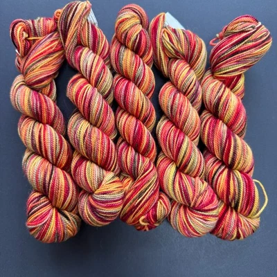 Винтажная пряжа KOIGU KPPPM — 5 подходящих мотков 175 ярдов 100% мериносовая новая из старых запасов - Изображение 1 из 4