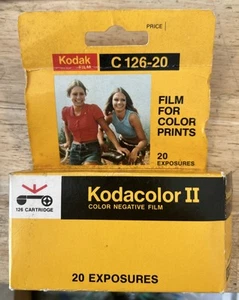 Kodacolor II 126 Film 20 Belichtungen C126-20 Film versiegelt in Box ABGELAUFEN 1980 - Bild 1 von 3