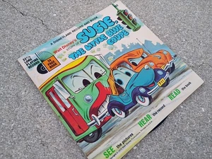 SUSIE, THE LITTLE BLUE COUPE Disneyland Record and Book Walt Disney 1970 33 RPM - Picture 1 of 5