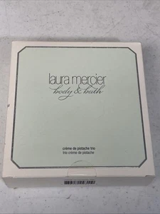 DESCONTINUADO Laura Mercier Ambre Crème De Pistache Trio Exfoliante Corporal Sellado Paquete de 3 - Imagen 1 de 6