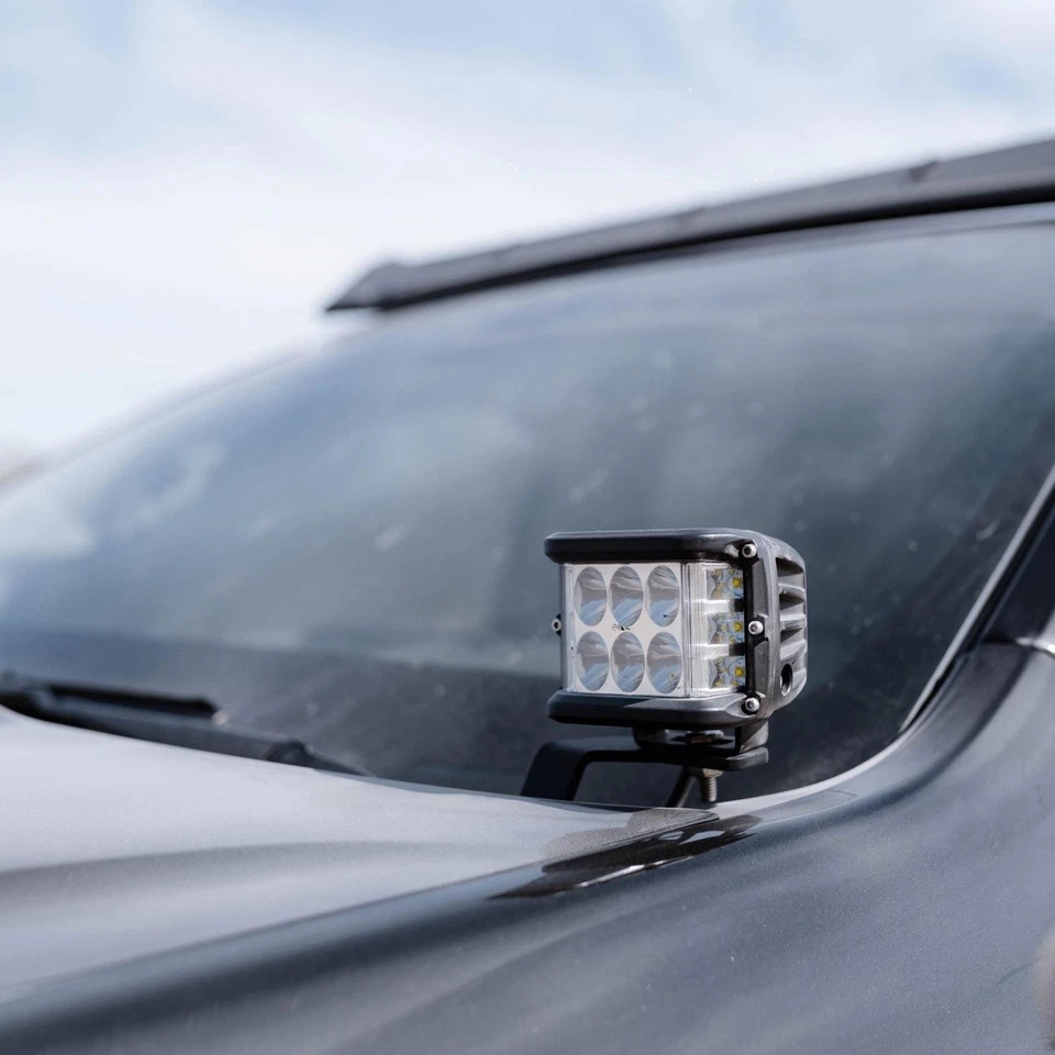 For Chevy Colorado 15-22 Light Kit Hood Ditch Mounted Low Profile 3"x2" 2x18W Foto 1 de 1