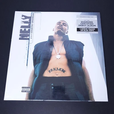 NELLY Country Grammar Blue Vinyl Record 2LP 20th Anniv Sealed New  - Imagem 1 de 4