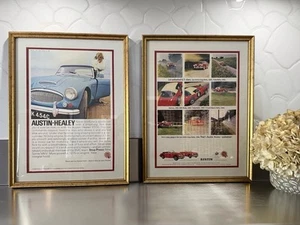British Racing Car-Austin Healey Sprite/MK IV Vintage Advertising Giclee Prints - Picture 1 of 3